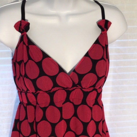 Express Silk Polka Dot Baby Doll Mini Sz M - Picture 3 of 14